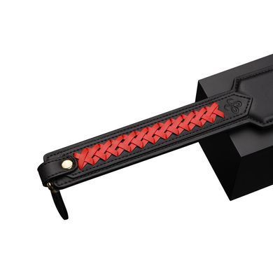 Шкіряний падл LOCKINK SEVANDA Braided-handle&nbsp;Spanking&nbsp;Paddle зображення