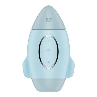 Вакуумний вібратор - ракета Satisfyer Mission Control Blue зображення