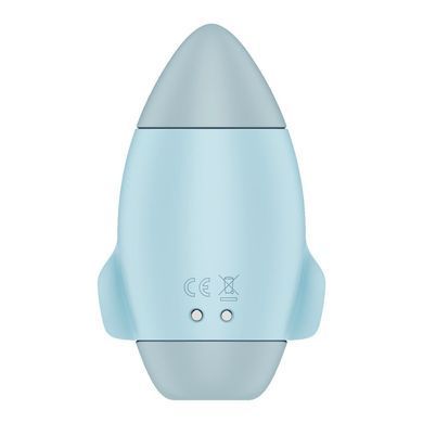 Вакуумний вібратор - ракета Satisfyer Mission Control Blue зображення