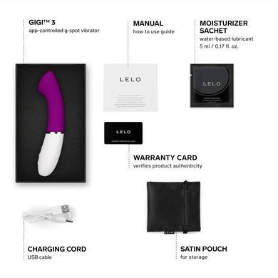 Смарт вібратор для точки G LELO GIGI 3 Deep Rose (діаметр 3,8 см) зображення