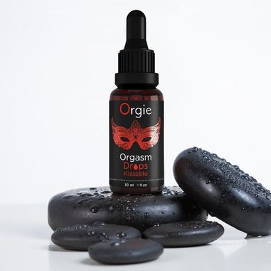 Возбудительные капли для клитора съедобные Orgie Orgasm Drops Kissable (30 мл) тепло-холод, вкус яблока и гвоздики картинка