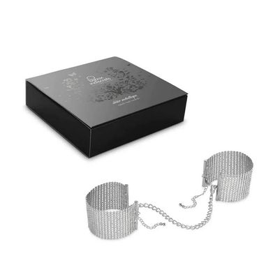 Металеві наручники-браслети Bijoux Indiscrets Desir Metallique Handcuffs Silver зображення