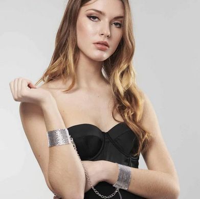 Металлические наручники-браслеты Bijoux Indiscrets Desir Metallique Handcuffs Silver картинка