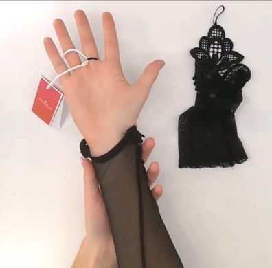 Кружевные митенки Obsessive Luiza mittens One size картинка