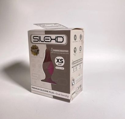 Анальна пробка з гнучкою ніжкою SilexD Model 2 size XS Pink (діаметр 2,9 см) зображення