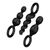 Набір анальних пробок Satisfyer Plugs black (set of 3) Booty Call (діаметр від 1 до 3 см) зображення