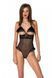 Боді з напіввідкритими грудьми Passion DOLLY BODY black, розмір S/M  картинка 1