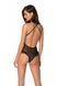 Боді з напіввідкритими грудьми Passion DOLLY BODY black, розмір S/M  картинка 2
