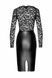 Платье миди с кружевным верхом Noir Handmade F295 Euphoria lace and wetlook midi dress, размер S картинка 4