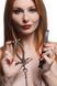Зажим для половых губ с поводком Master Series Pussy Tugger Adjustable Vagina Clamp with Chain картинка 9