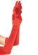 Довгі атласні рукавички Leg Avenue Extra Long Satin Gloves red зображення