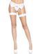 Панчохи у велику сітку Leg Avenue Fence Net Thigh Highs OS White картинка 1
