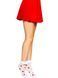 Шкарпетки жіночі з мереживом та полуничками Leg Avenue Strawberry ruffle top anklets картинка 6