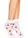 Шкарпетки жіночі з мереживом та полуничками Leg Avenue Strawberry ruffle top anklets картинка 4