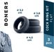 Набір плоских ерекційних кілець Boners 3 Ring kit (діаметр 3,2 см, 3,8 см та 4,5 см) картинка 5