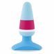 Анальная пробка разноцветная FeelzToys Plugz Butt Plug Colors Nr. 1 (диаметр 3,2 см) картинка 1