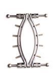 Фото Затискач для статевих губ із шипами Master Series Spread'Em Poker Vagina Clamp with Adjustable Pressure Screws