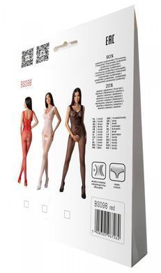 Бодистокинг с крыльями и открытым доступом Passion BS098 One Size, red картинка