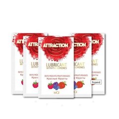 Пробник лубриканта с феромонами MAI ATTRACTION LUBS RED FRUITS, красные фрукты (10 мл) картинка