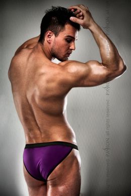 Чоловічі еротичні труси Passion 006 SLIP violet L/XL, Фіолетові зображення