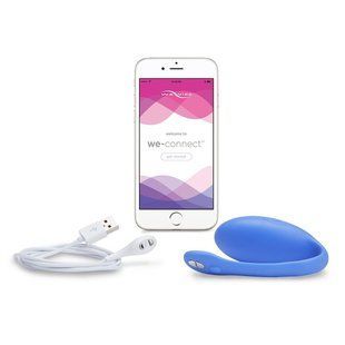 Смарт-віброяйце We-Vibe Jive Blue (діаметр 3,5 см) зображення