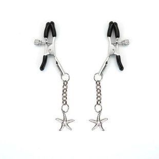 Затискачі для сосків з морською зіркою Liebe Seele Starfish Nipple Clamps Silver зображення
