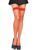 Панчохи у велику сітку Leg Avenue Fence Net Thigh Highs OS Red зображення