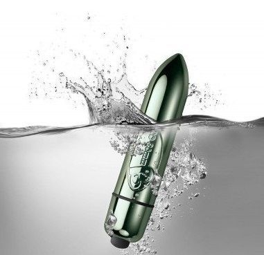 Одношвидкісна віброкуля Rocks Off 1-Speed ​​Chrome (батарейки в комплекті) зображення