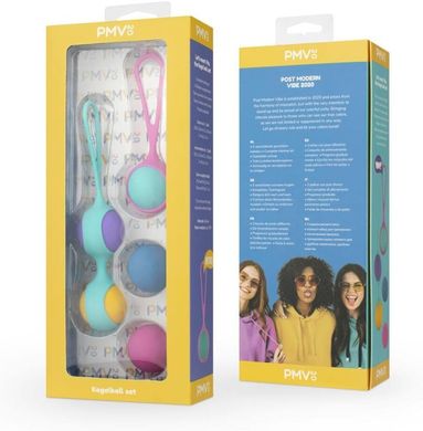 Набір вагінальних кульок PMV20 Vita Kegel Ball Set (5 шт, діаметр 3 см) зображення