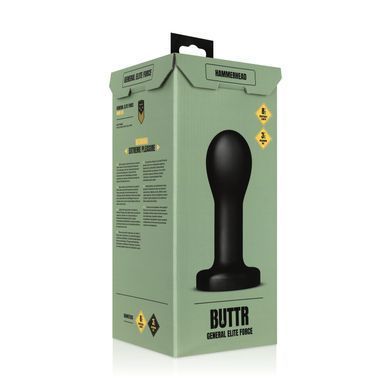 Анальна пробка з присоскою BUTTR Hammerhead Butt Plug (діаметр 8,5 см) зображення