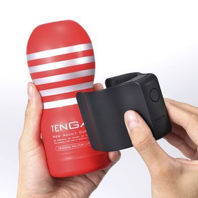 Вибронасадка + 2 мастурбатора Tenga CUP VIBRATOR картинка