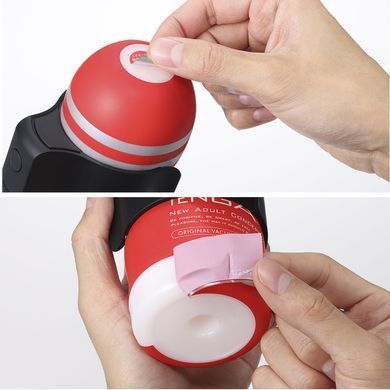 Вибронасадка + 2 мастурбатора Tenga CUP VIBRATOR картинка