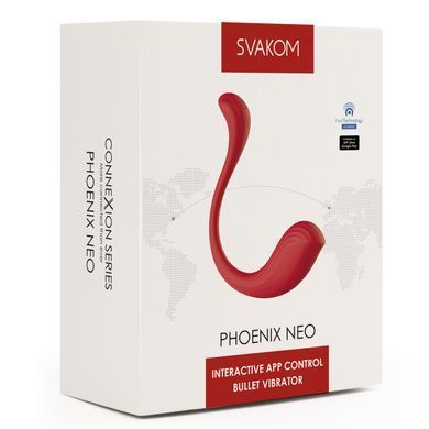 Інтерактивне віброяйце Svakom Phoenix Neo (діаметр 3,3 см) зображення