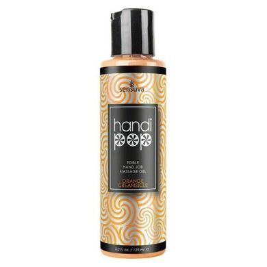 Массажный гель для орально-мануальных ласк Sensuva Handipop Orange Creamsicle, апельсиновое мороженное (125 мл) картинка