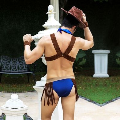 Чоловічий еротичний костюм ковбоя JSY "Влучний Вебстер" зображення