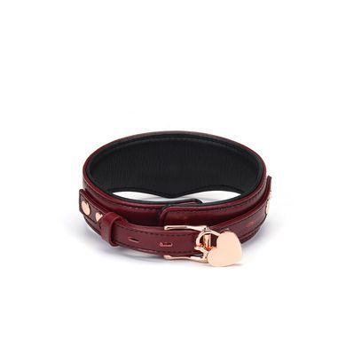 Нашийник з повідцем Liebe Seele Wine Red Curved Collar зображення