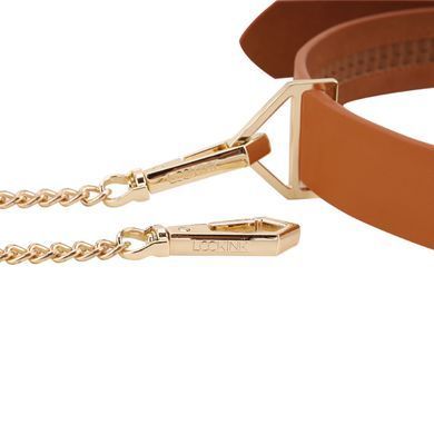 Повідець LOCKINK Tied Collar with Leash Set Brown зображення