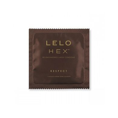 Тонкі та суперміцні презервативи LELO HEX Condoms Respect XL 36 Pack (36 шт, збільшений розмір) зображення