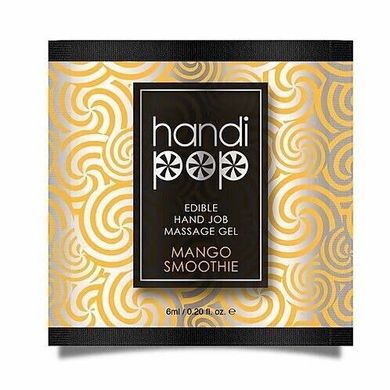 Пробник массажного геля для орально-мануальных ласк Sensuva Handipop Mango Smoothie, манго смузи (6 мл) картинка