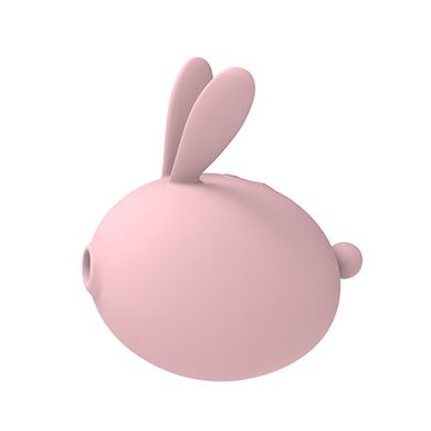 Вакуумний кліторальний стимулятор з вібрацією KisToy Too Simple Pink зображення
