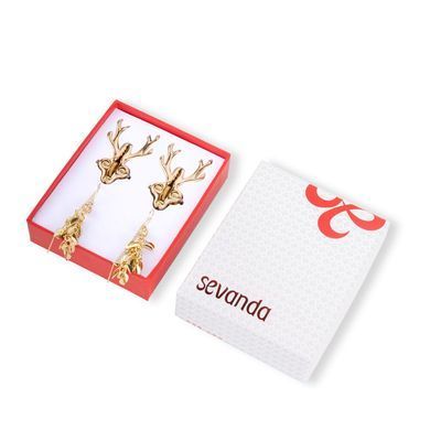 Затискачі для сосків LOCKINK SEVANDA Stag Adjustable Nipple Clamps Set зображення