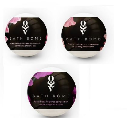 Бомбочка для ванни з феромонами Obsessive Bath bomb Floral Spicy (100 г) зображення