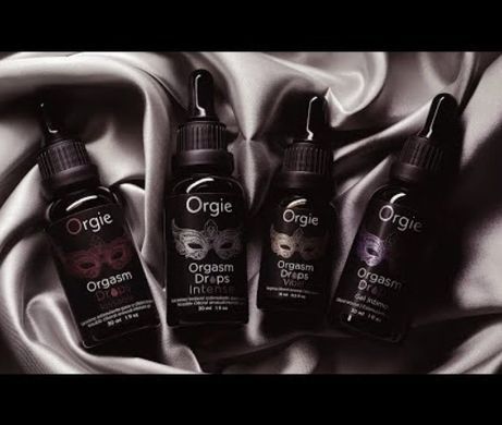 Збуджувальні краплі для клітора Orgie Orgasm Drops Vibe! (15 мл) тепло-холод, ефект вібрації зображення