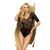 Боди с открытой спинкой Penthouse All the way Black, размер XL картинка