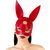 Шкіряна маска зайчика Art of Sex Bunny mask, колір Червоний зображення