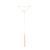 Ланцюжок для тіла Bijoux Indiscrets Magnifique Tickler Pendant Chain Gold (80 см) зображення