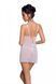 Сорочка с вырезами на груди + стринги Passion LOVELIA CHEMISE white, размер S/M картинка 2