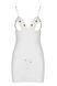 Сорочка с вырезами на груди + стринги Passion LOVELIA CHEMISE white, размер S/M картинка 5