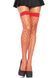 Панчохи у велику сітку Leg Avenue Fence Net Thigh Highs OS Red зображення