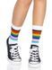 Шкарпетки жіночі в смужку Leg Avenue Pride crew socks Rainbow, розмір 37&ndash;43  картинка 3